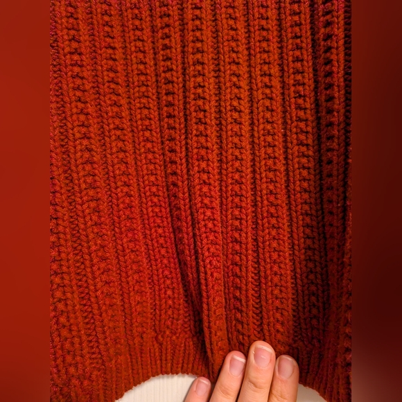Universal Thread Rust Cowl Neck Sweater - Picture 5 of 6